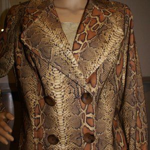 2 Piece Python pattern Suit